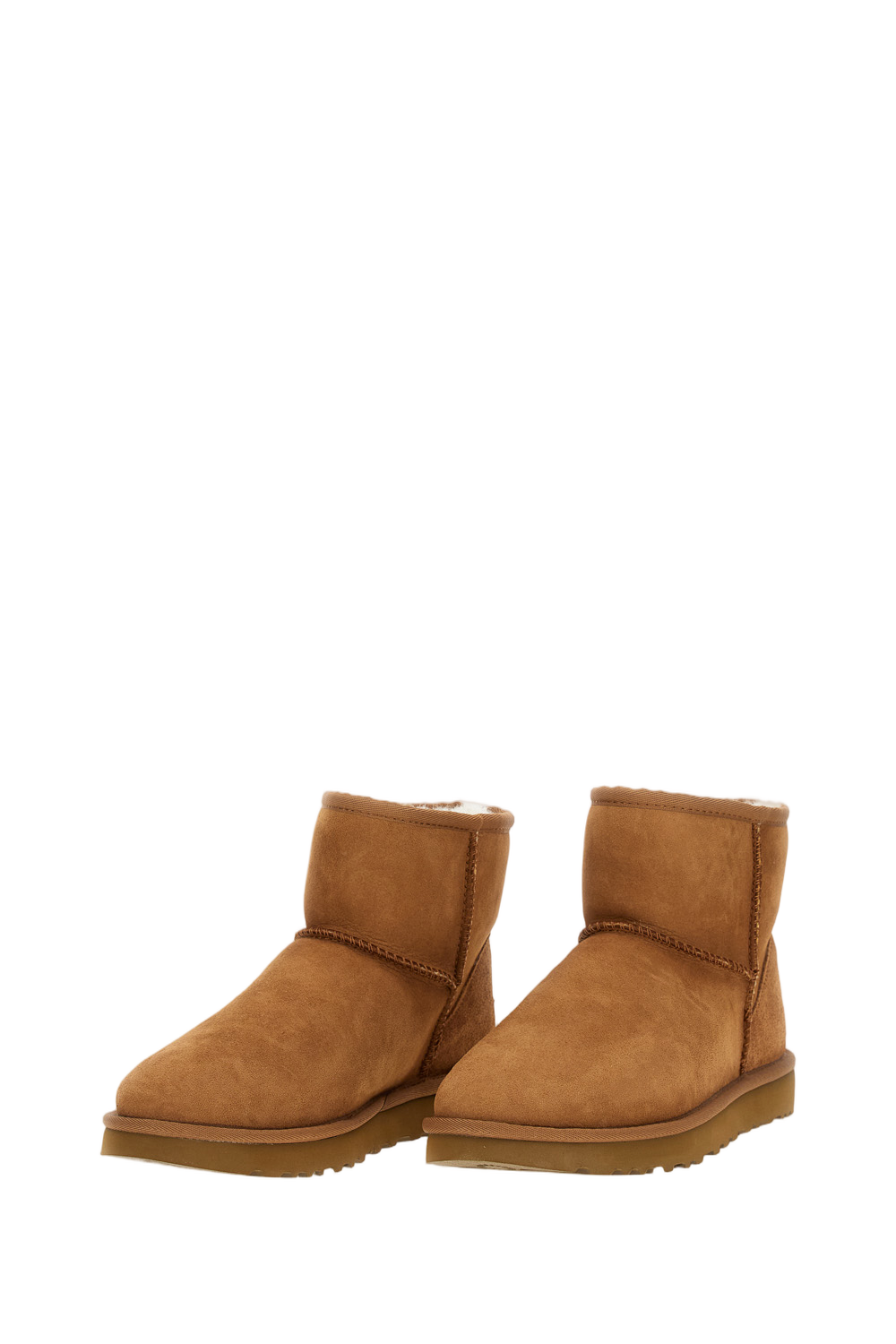 Brown Classic Mini II Shearling Boots