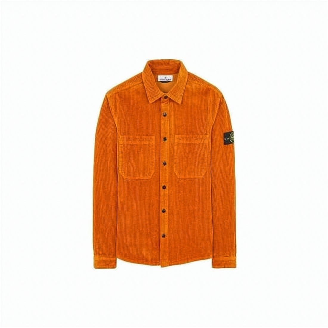 Corduroy Jacket with Button-Up Front