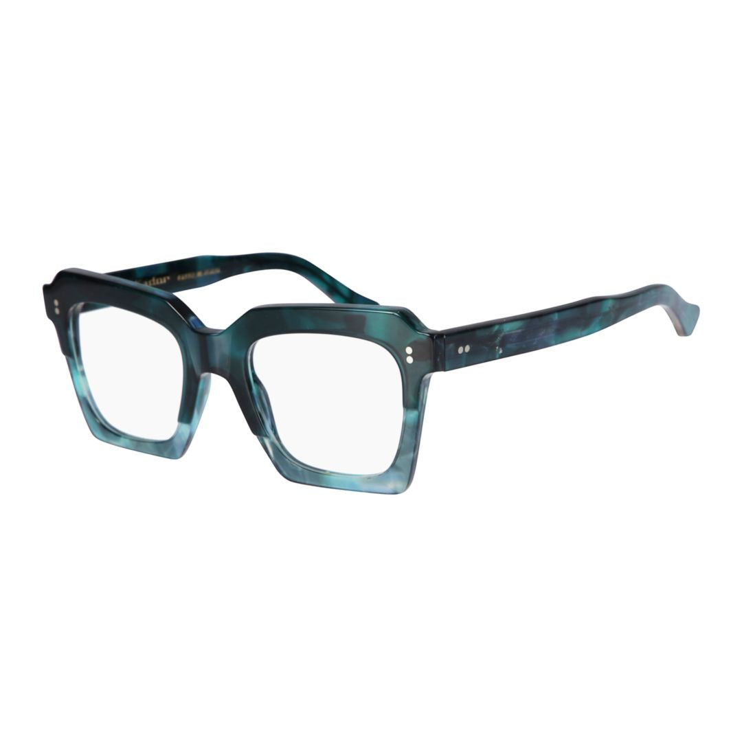 Kallima Oversized Square Frame Sunglasses with Marbled Pattern