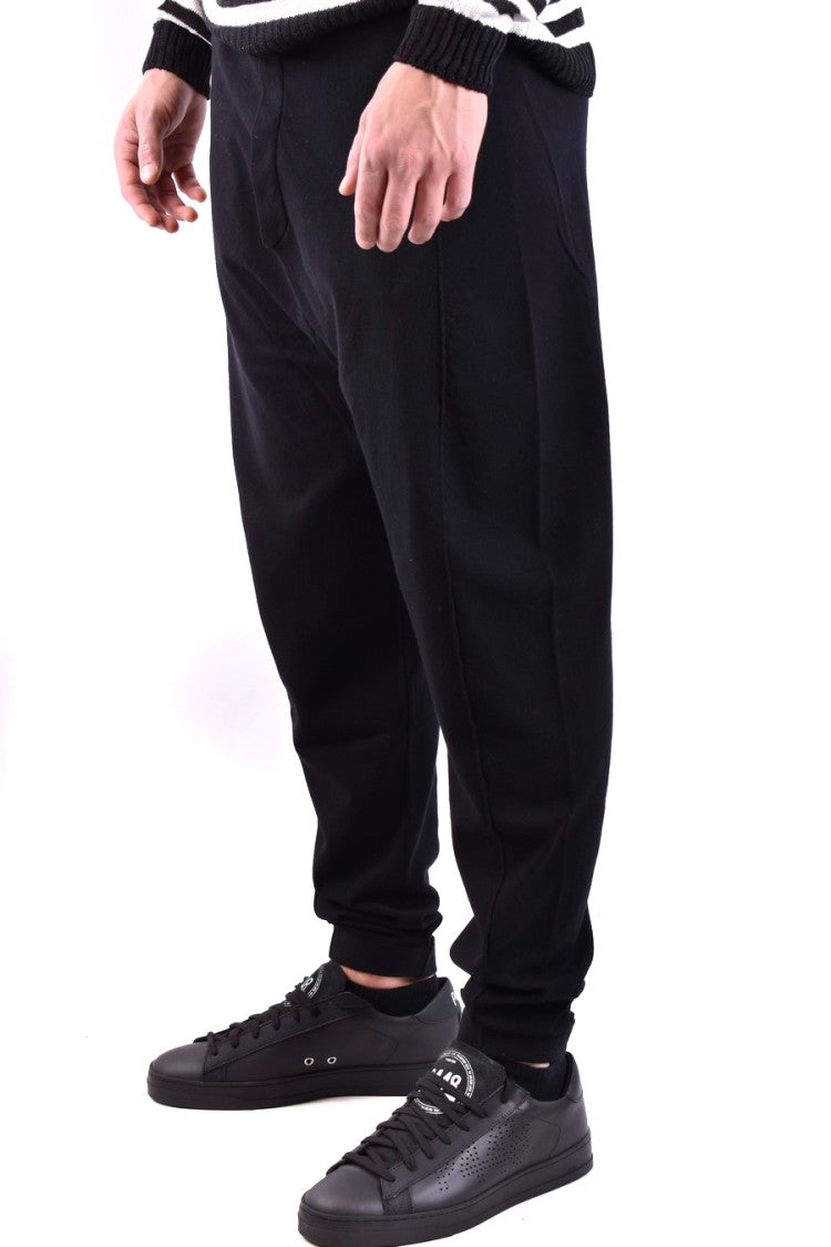 Relaxed Fit Trousers With Tapered Leg