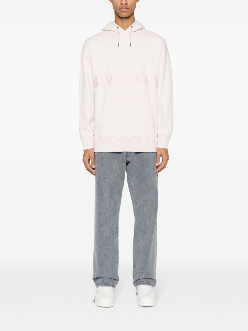 Logo Print Hooded Sweater