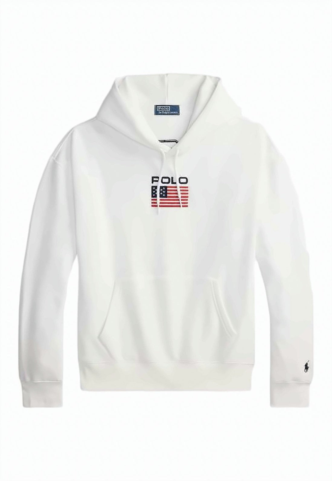 White Hoodie with Emblem