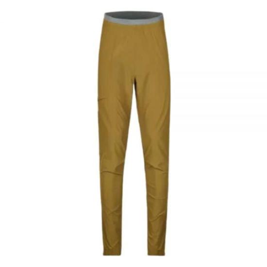 Streamlined Brown Straight Pants With Minimalist Design