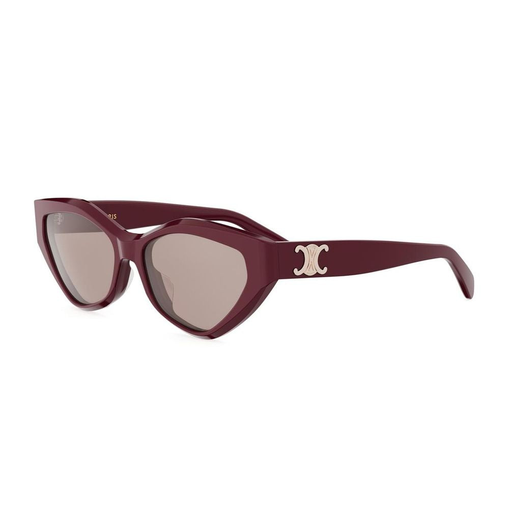 Triomphe Acetate Cat-Eye Sunglasses With Triomphe Logo