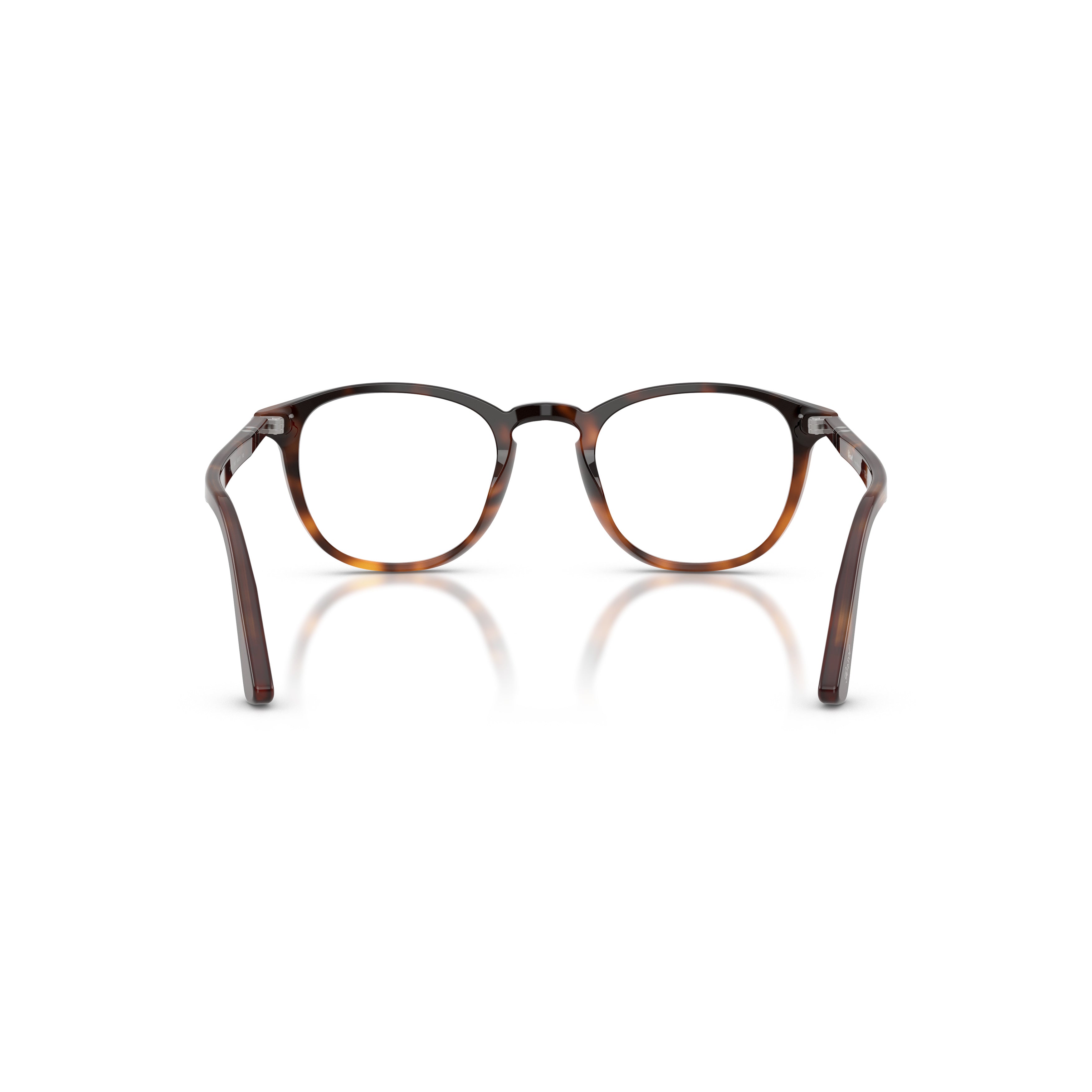 0po3143v Round Acetate Eyeglasses with Tortoiseshell Pattern