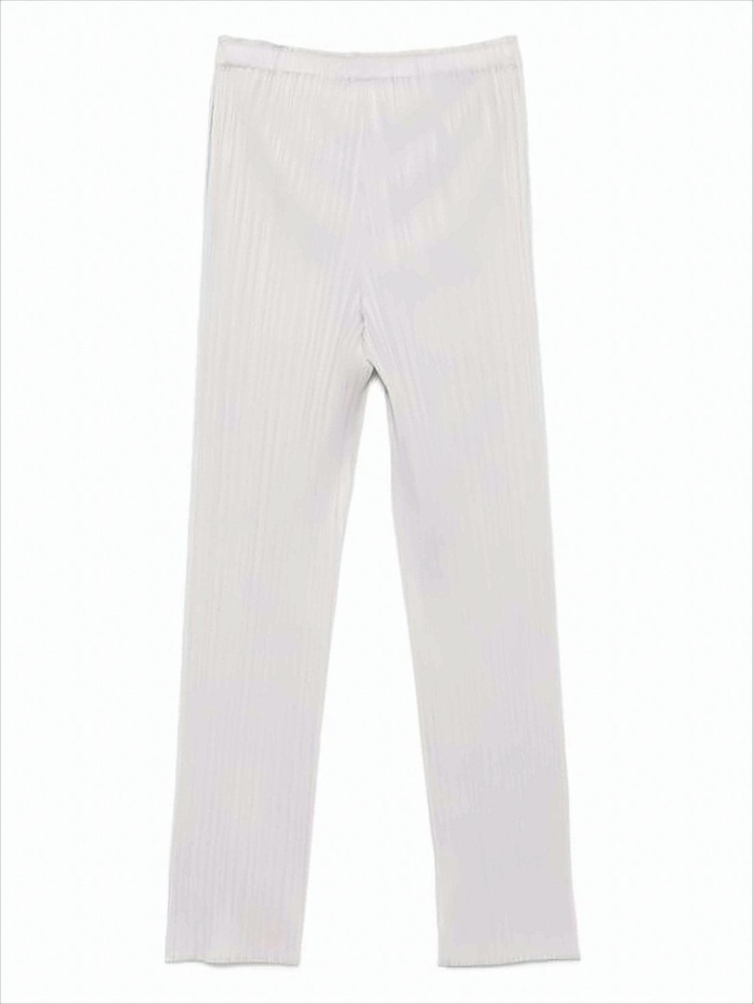 Relaxed Straight Leg Pleats Please Trousers