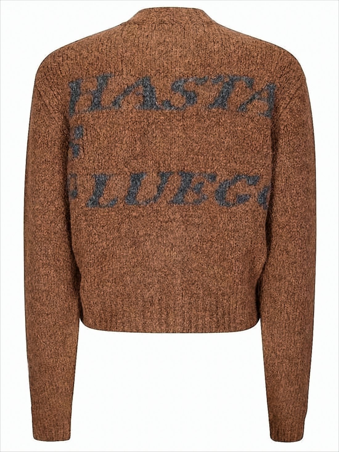 Cropped Textured Knit Cardigan