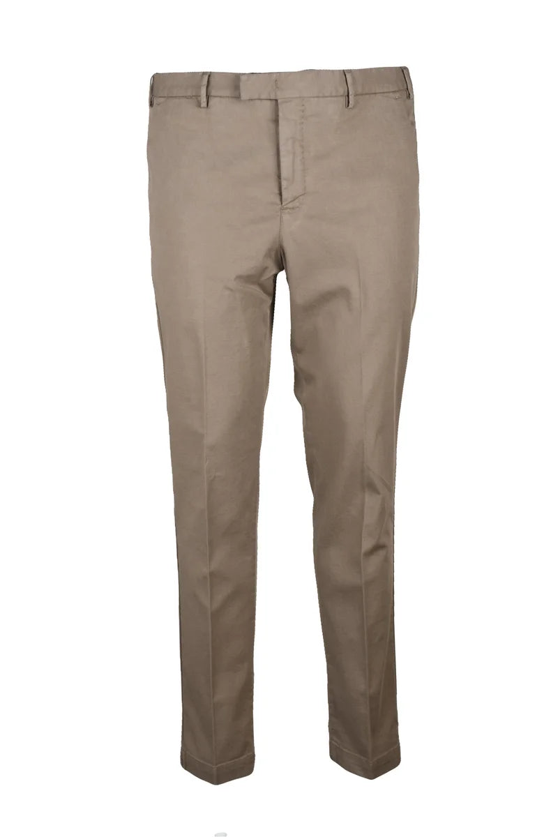 Men's Lyocell/Cotton Stretch Trousers - Turquoise