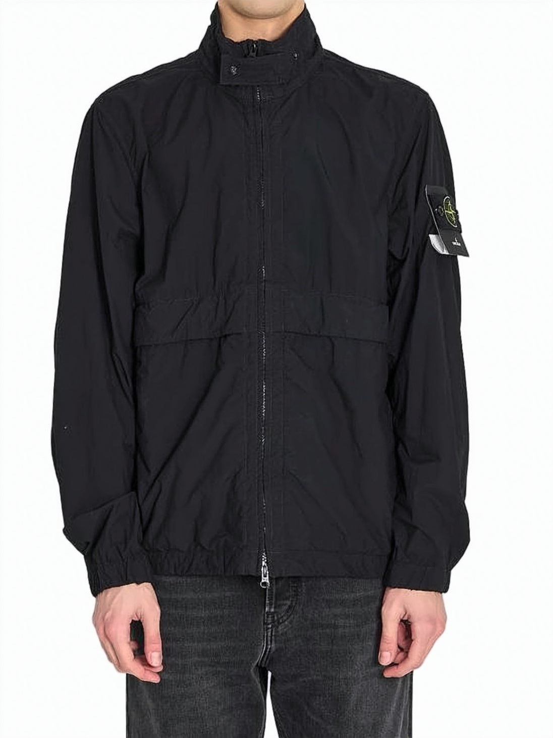 Polyamide Casual Jacket with High Collar