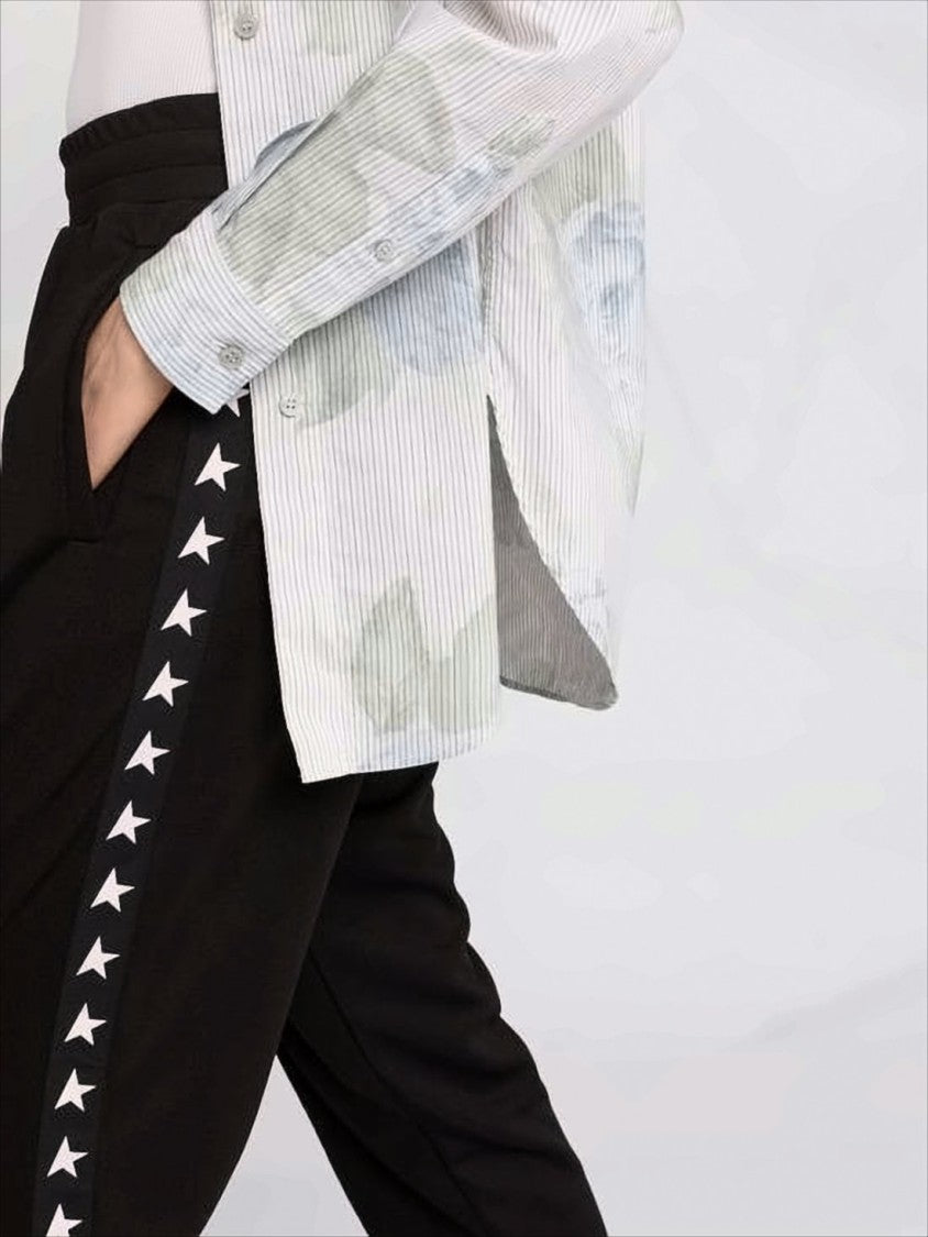 Jogger Pants With Star Detail And Elastic Waistband