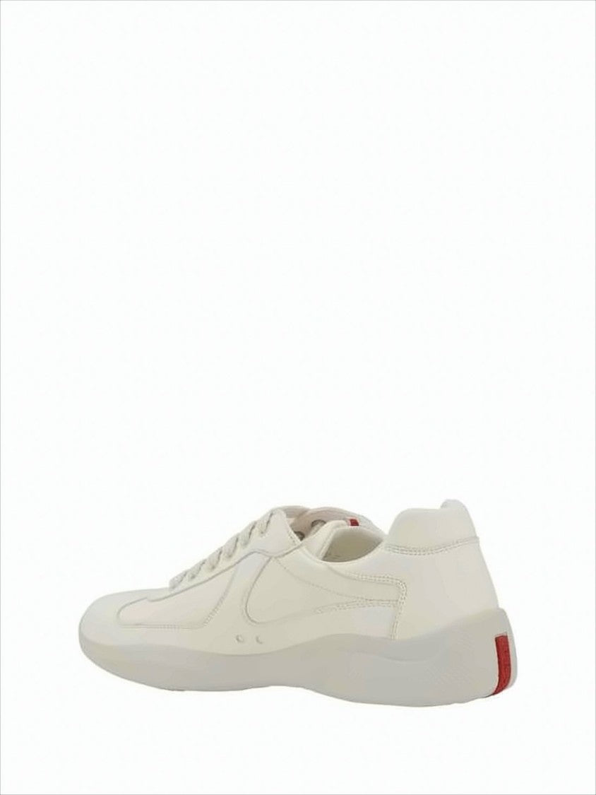 Smooth Leather Low-Top Sneakers with Design