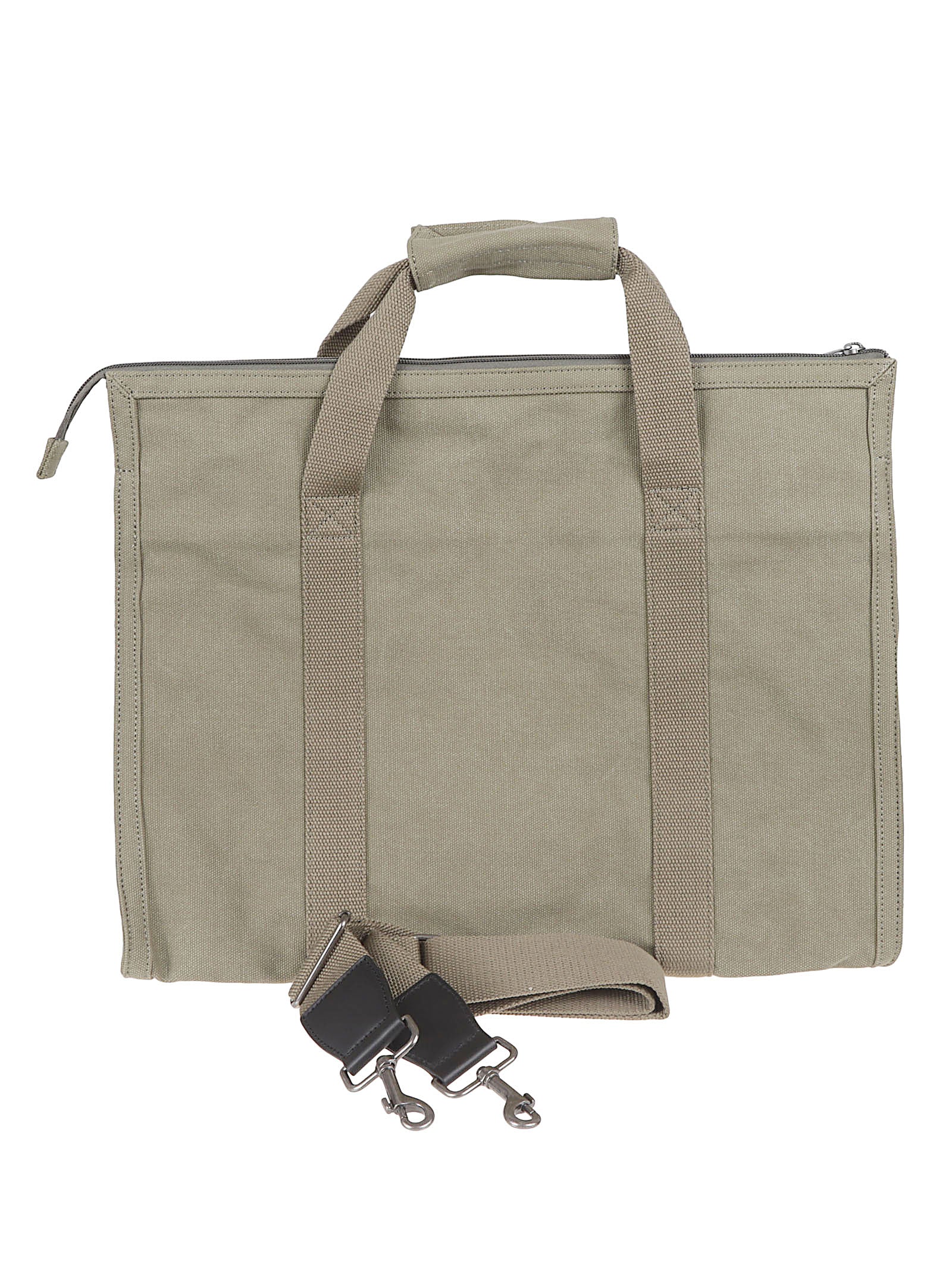 Rectangular Cotton Bag with Structured Shape and Dual Handles
