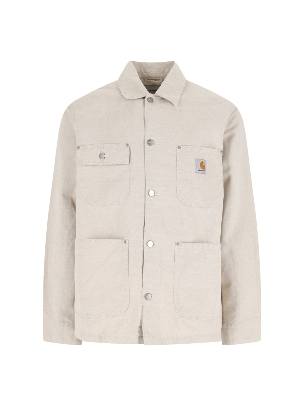 "Walter" Shirt Jacket, In Beige Cotton
