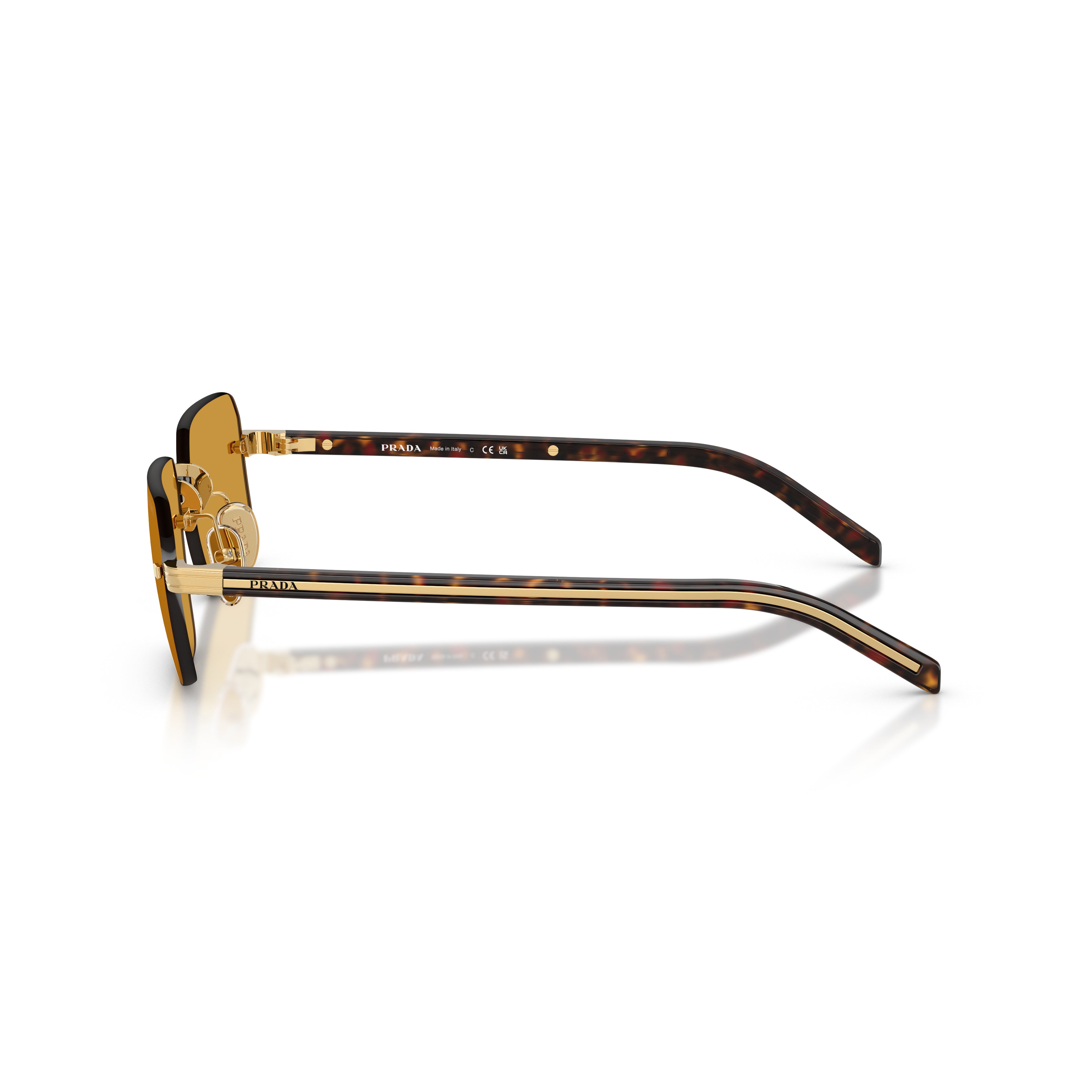 0pr D55s Metal Frame Sunglasses