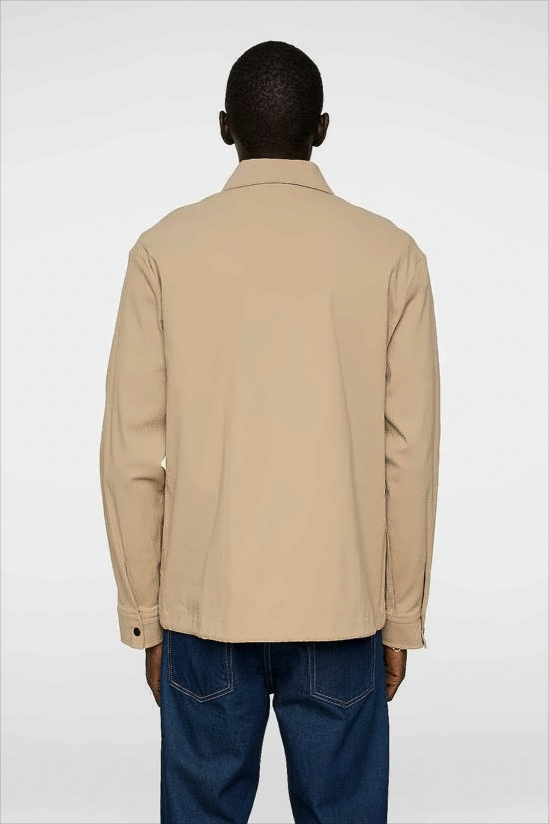 Long-Sleeve Textured Shirt