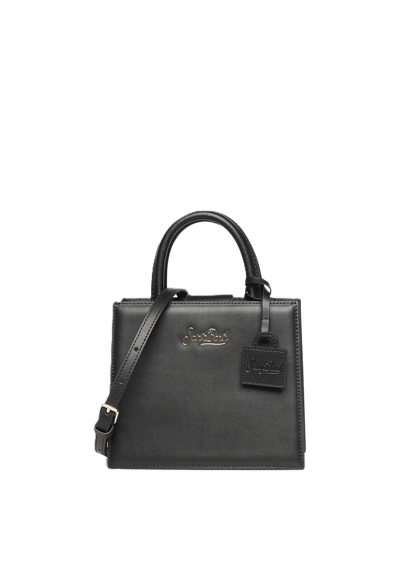 Rectangular Black Handbag with Structured Silhouette