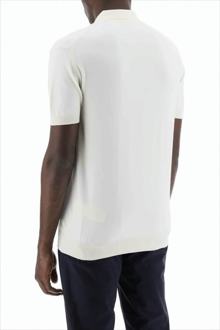Classic Short-Sleeved Polo Shirt With Minimalist Design