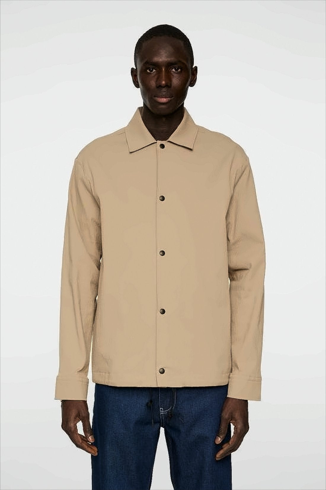 Long-Sleeve Textured Shirt