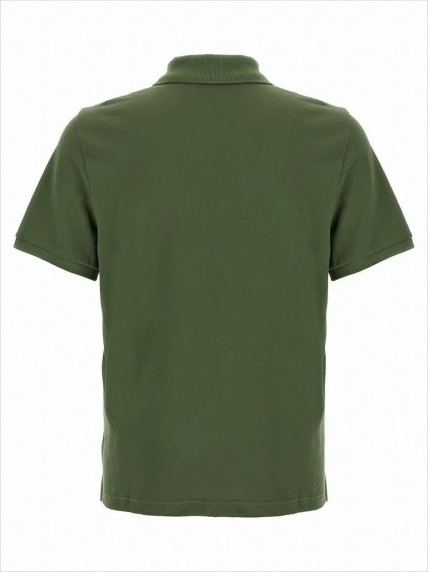 Short-Sleeve Polo Shirt with Traditional Collar