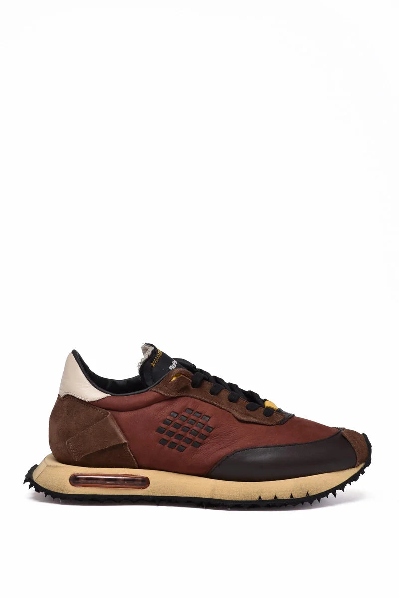 Space Race Sneakers - Brown/Bordeaux