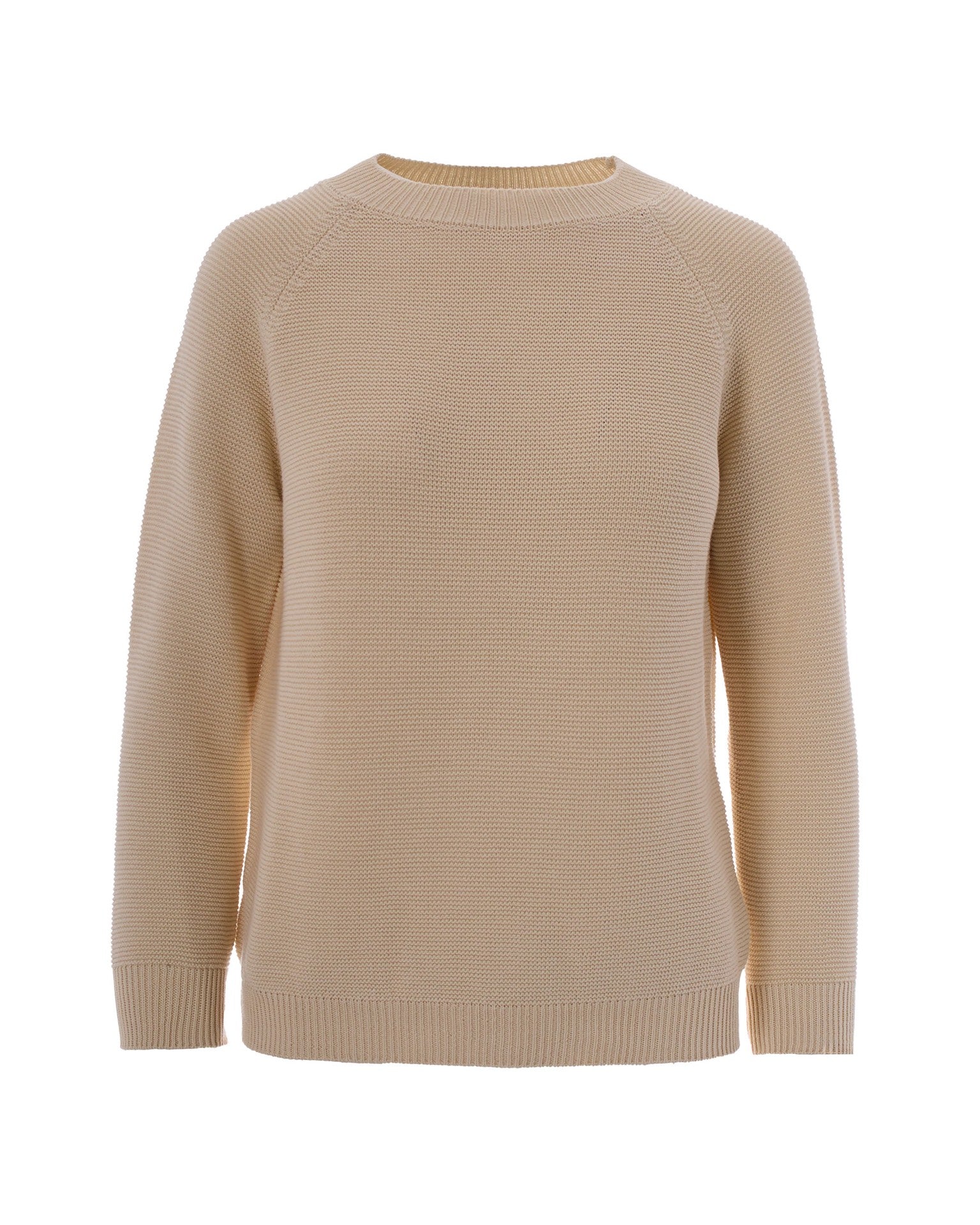 Ecru Cotton Sweater