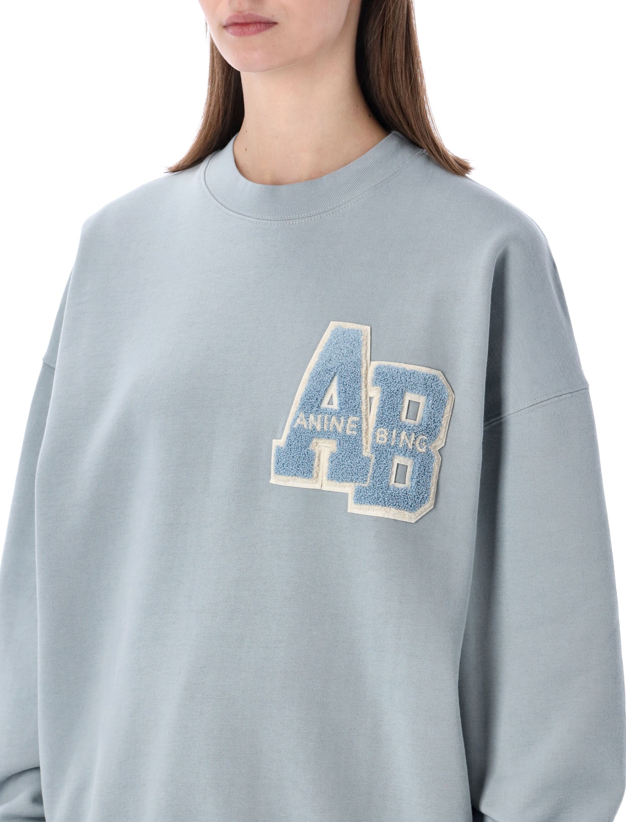Miles Oversized Letterman Sweatshirt