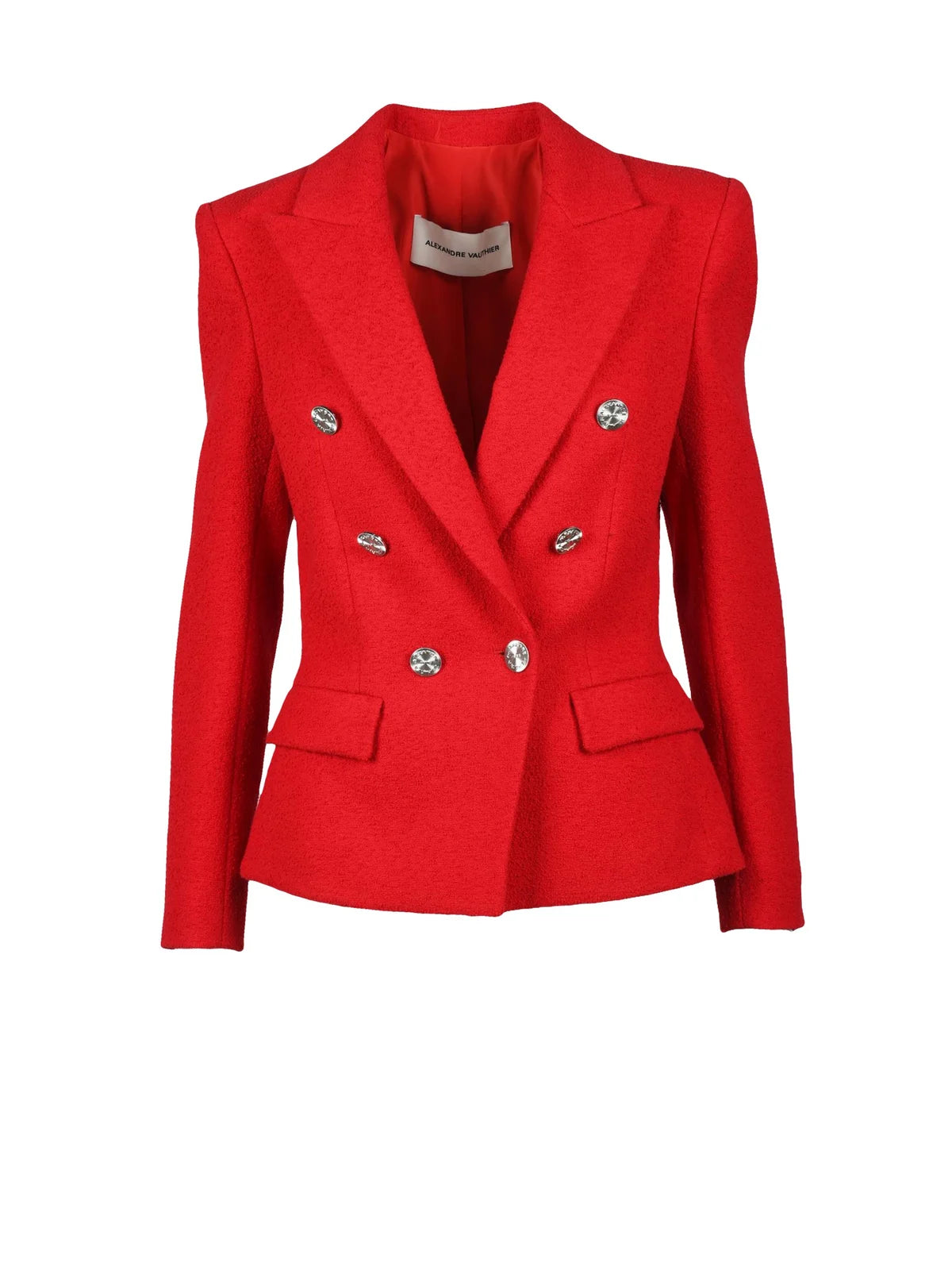 Red Cotton Polyamide Jacket