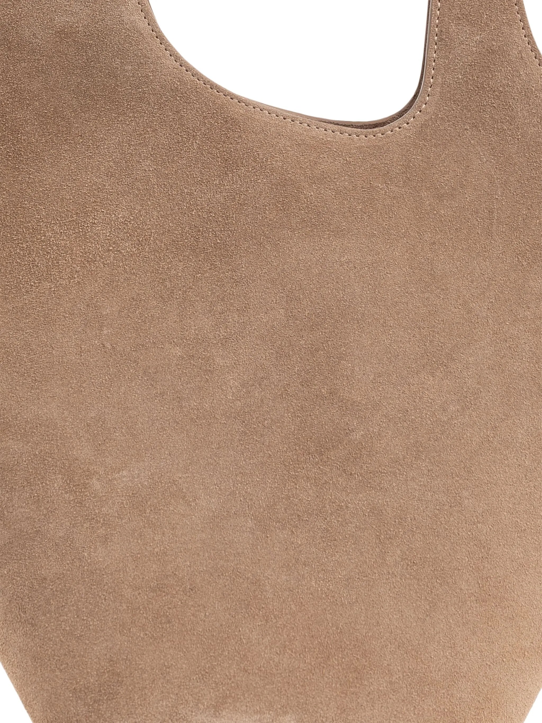 Suede La Scoop Medium Silhouette Tote Bag