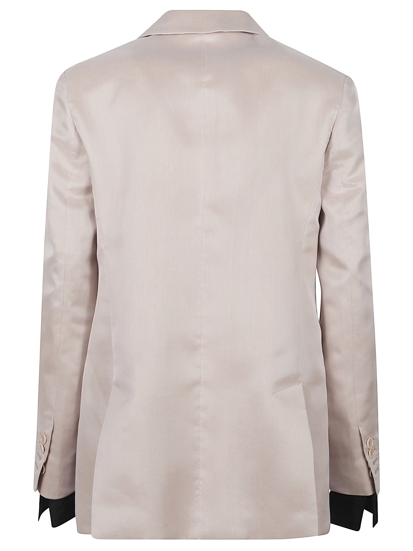 Tailored Double-Breasted Blazer with Wide Lapels