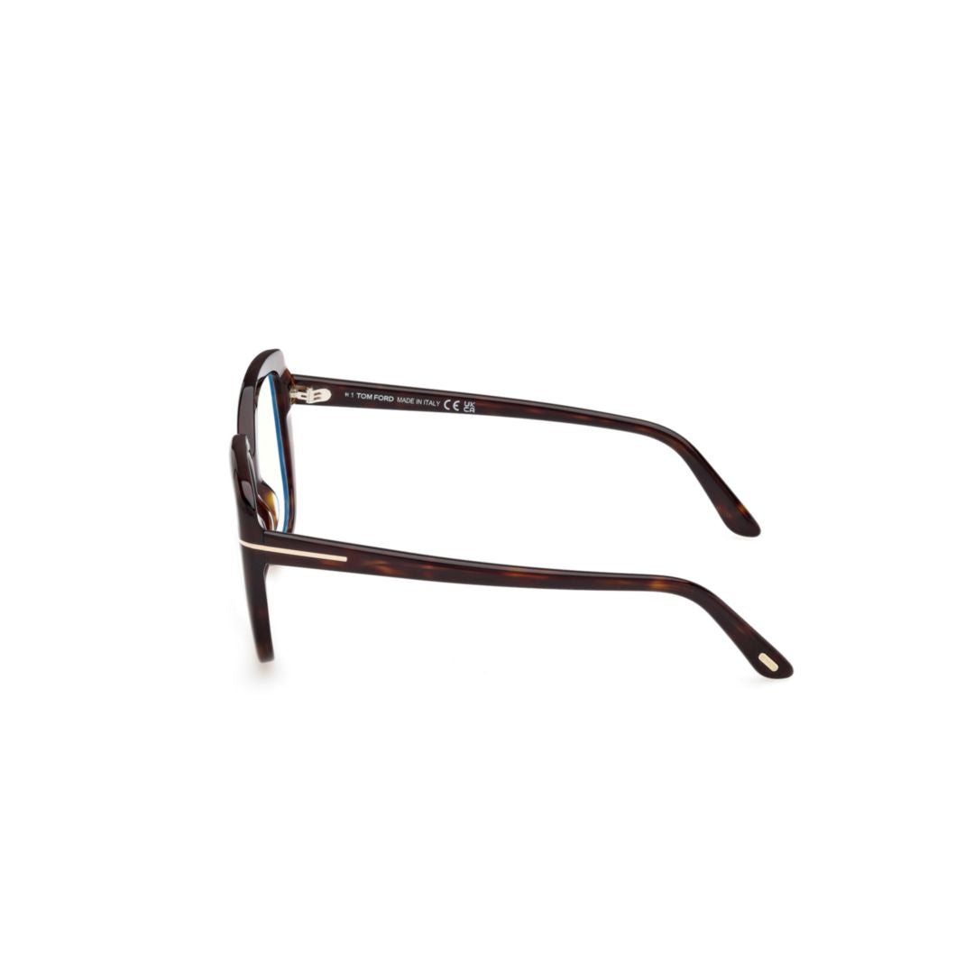 Ft6043-B Oversized Square Tortoiseshell Sunglasses