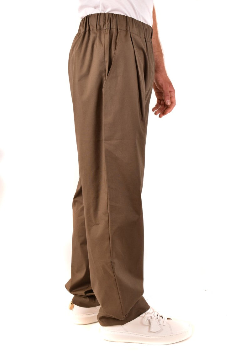 Loose-Fitting Trousers With Elastic Waistband