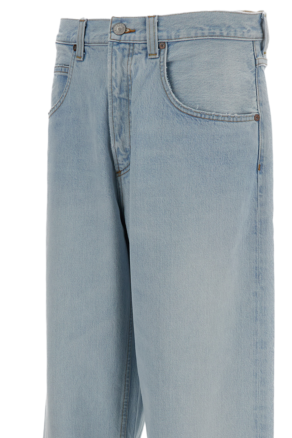 Light Blue Fusion Cotton Denim Jeans