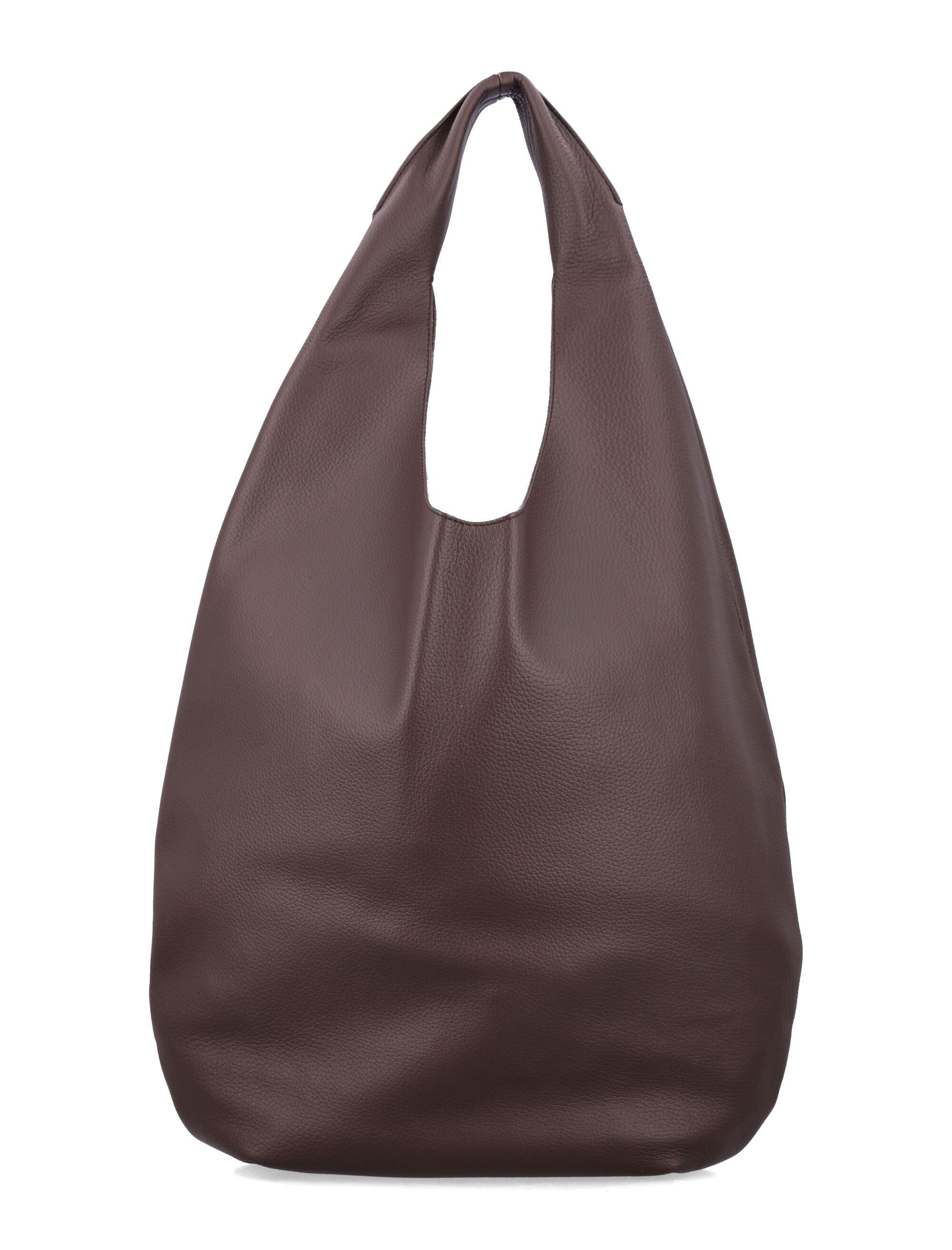 Le Neige Grained Leather Handbag