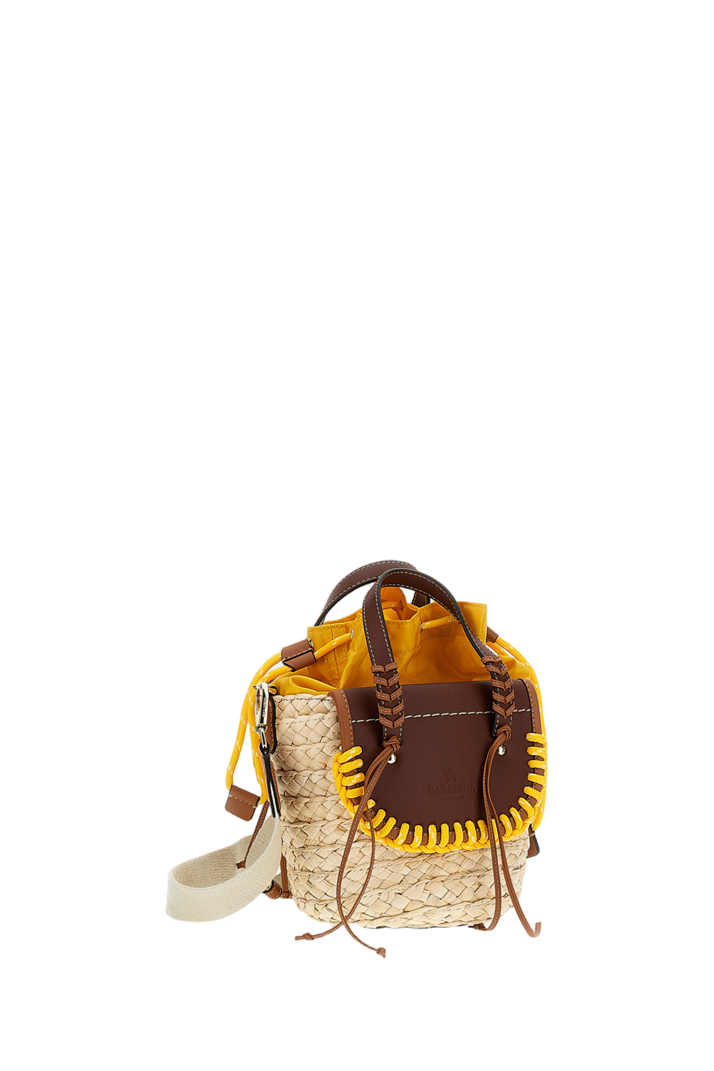 Brown Habanera Raffia Handbag