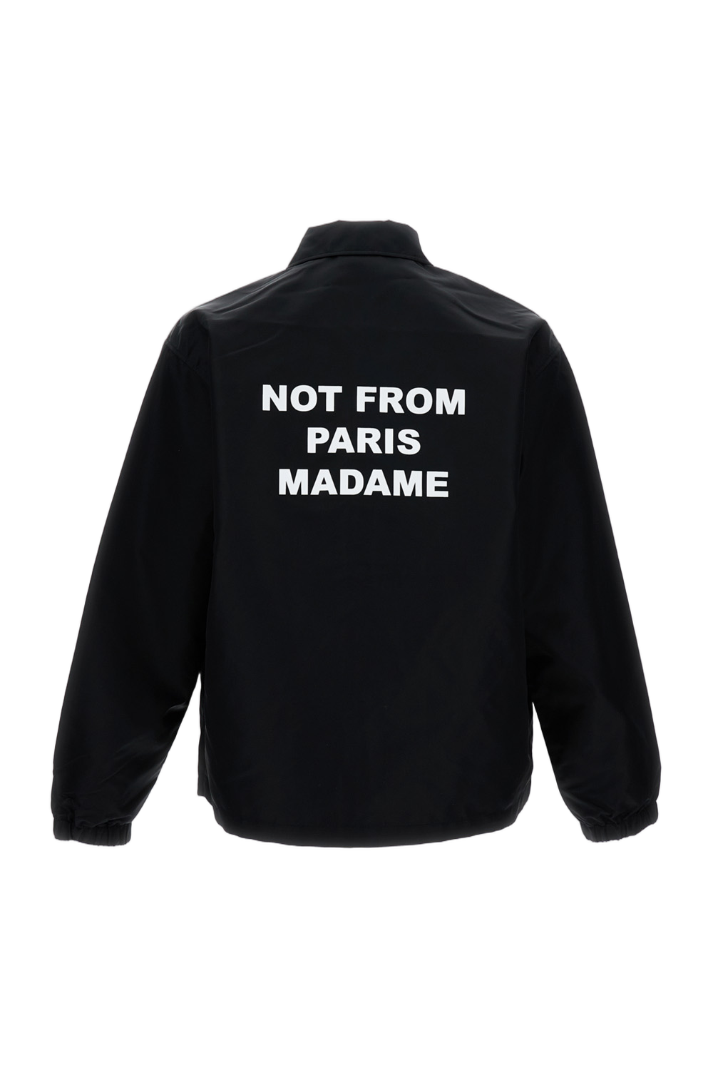 Pointed Collar Oversized Twill Jacket