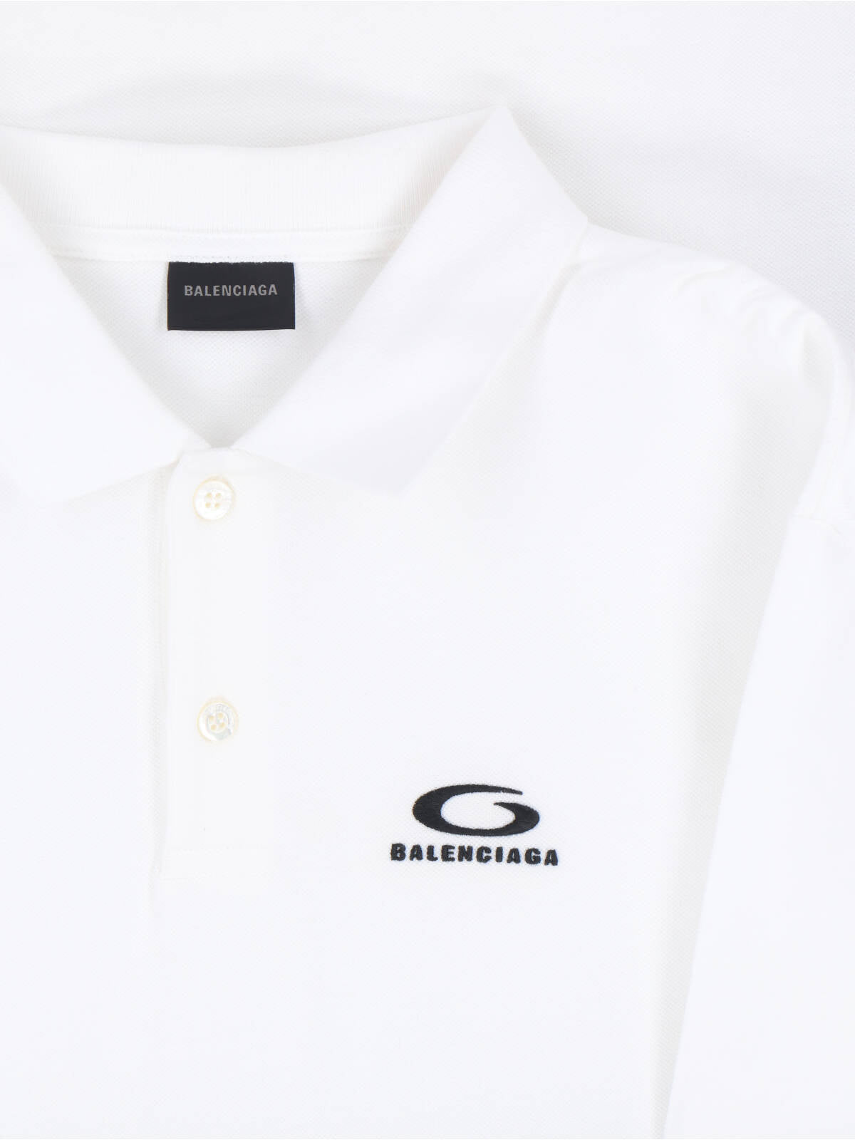 "Laurel" Polo – White