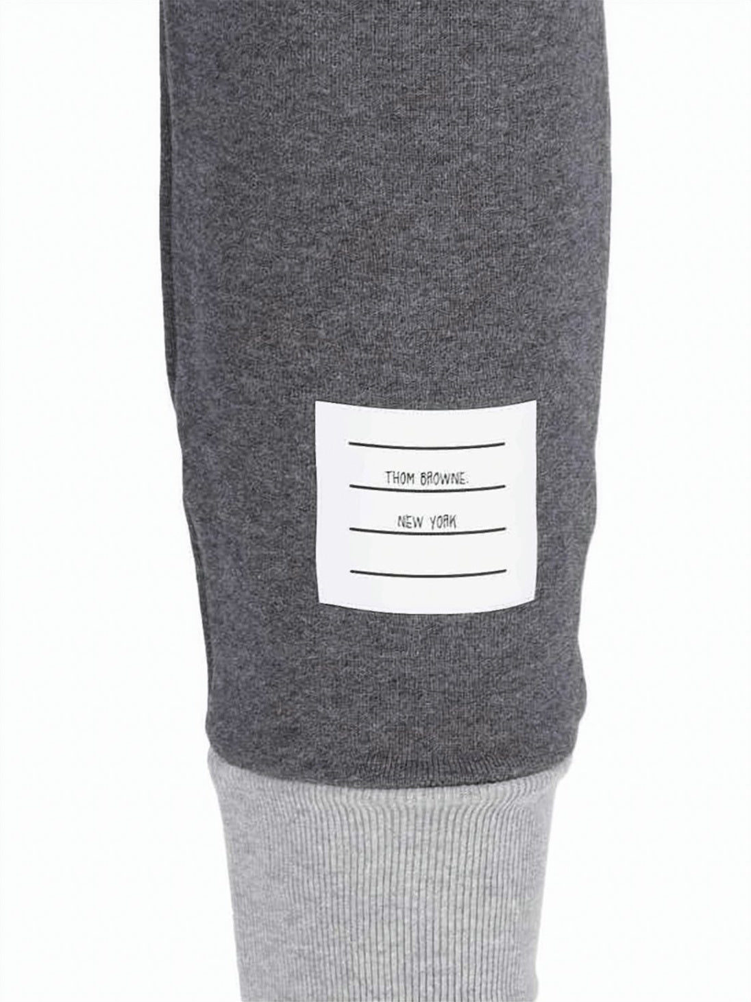 Two-Tone Jogger Pants with Drawstring Waist