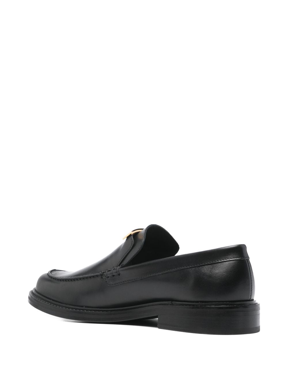 Refined Black Silk And Nylon Loafers