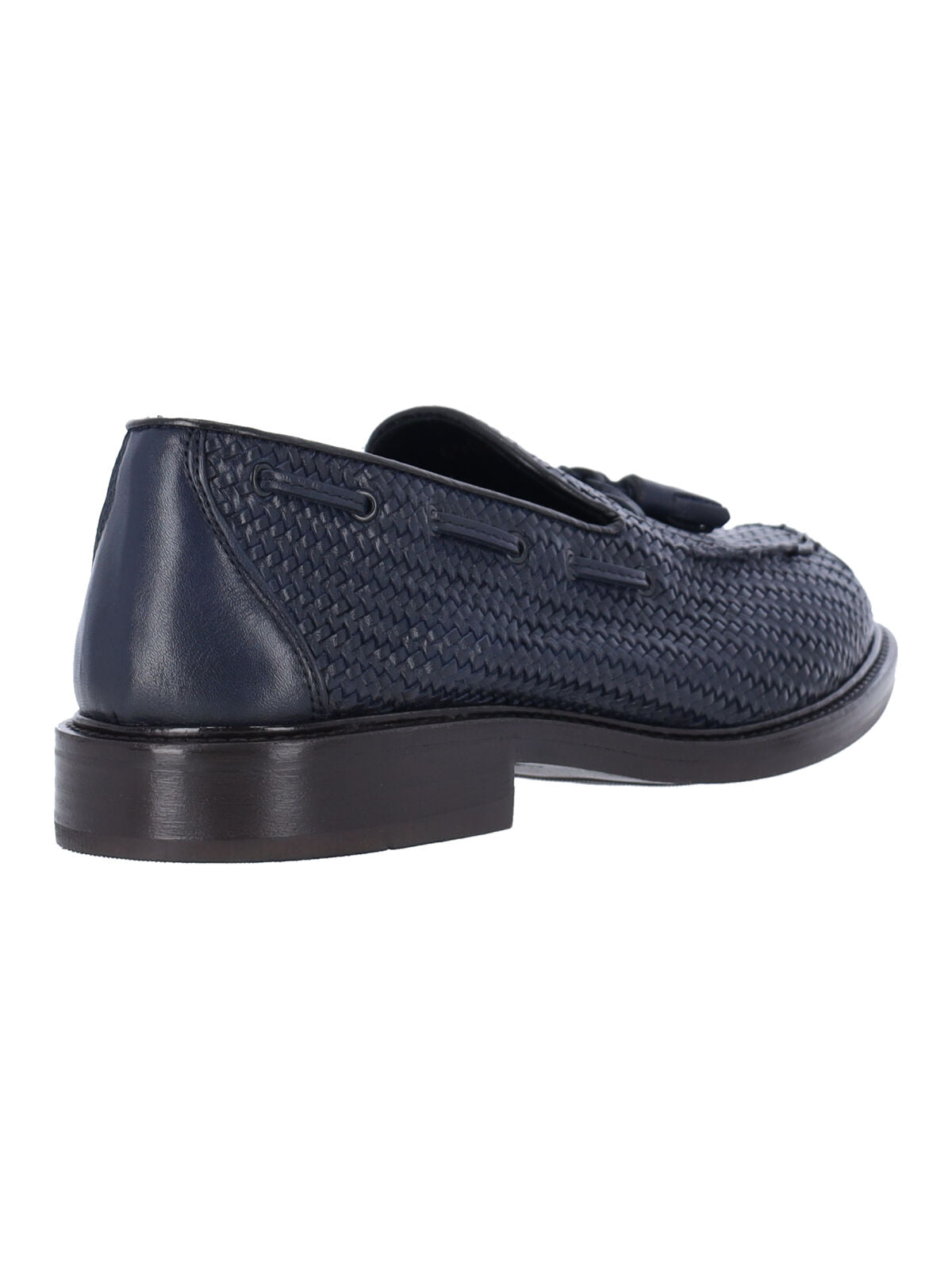 Braided Tassel Loafers – Navy