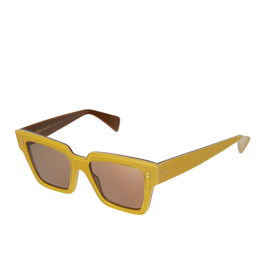 Fashion Square Frame Sunglasses with Two-Tone Design