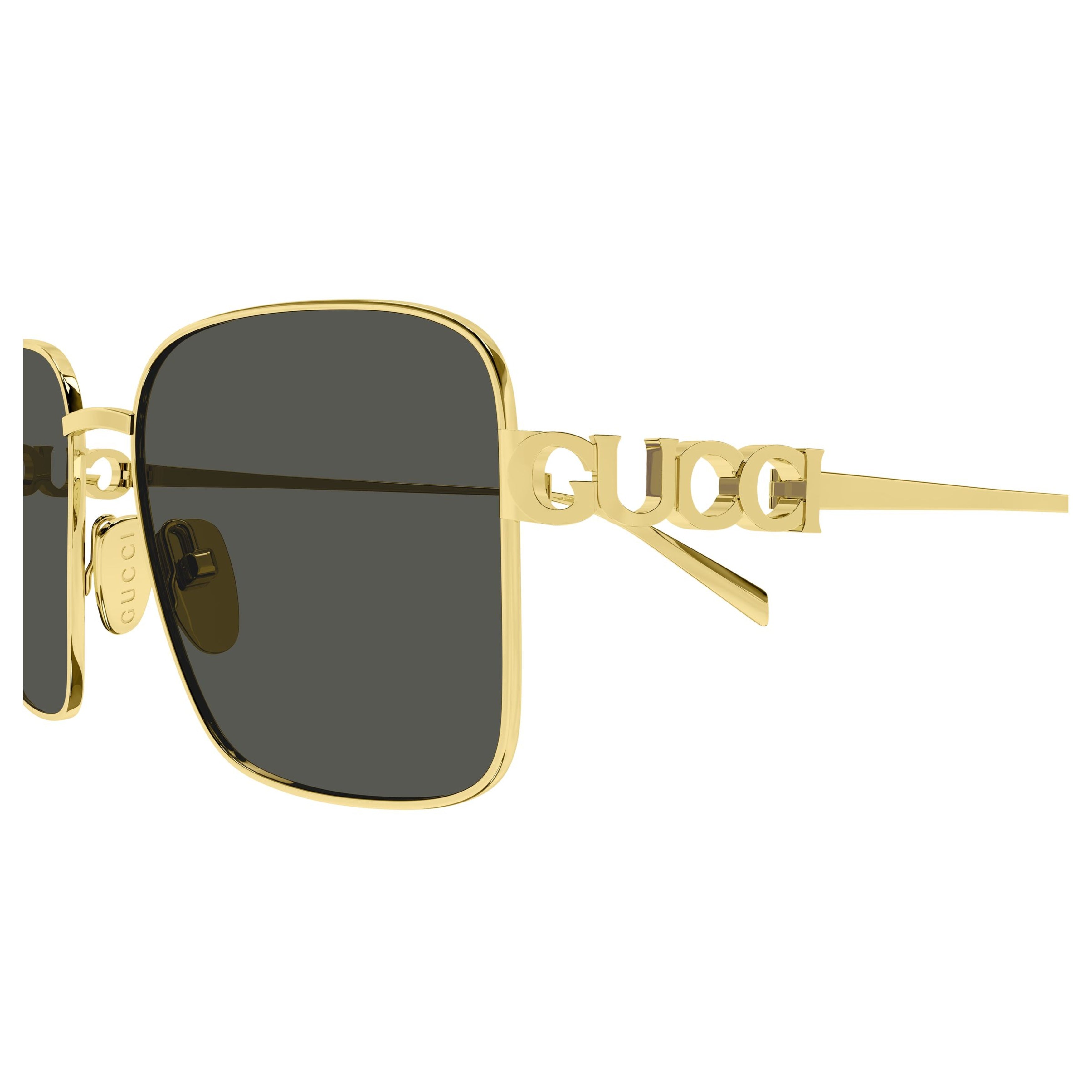 Gg1937s Square-Shaped Metal Sunglasses