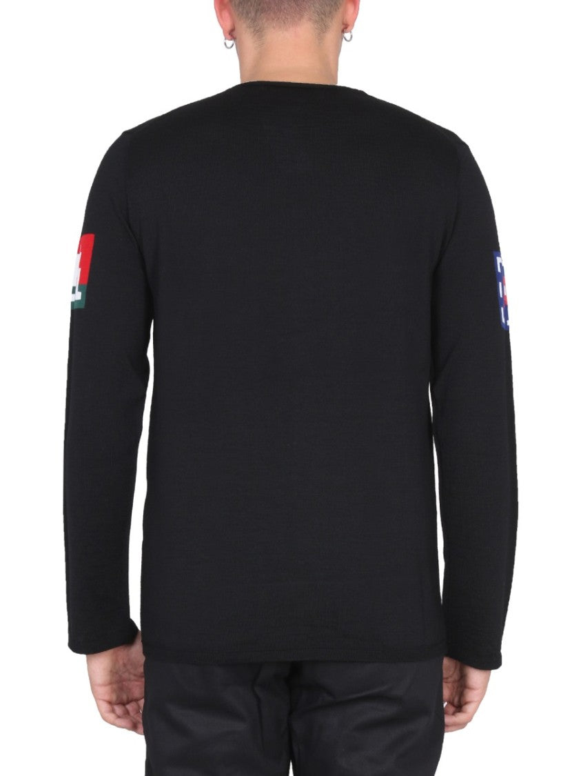 Black Wool Jersey