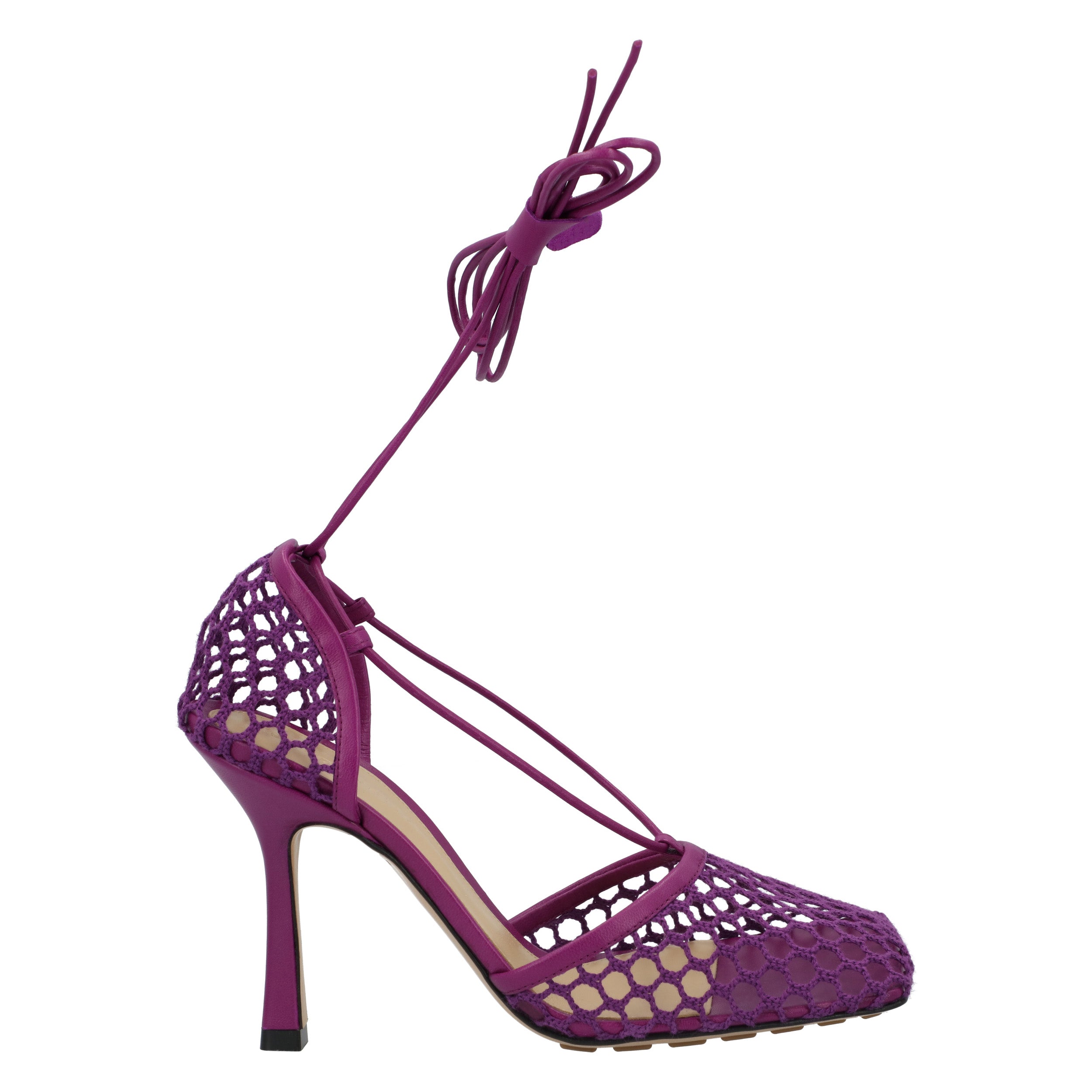 Stretch Lace-Up Sandal Violet