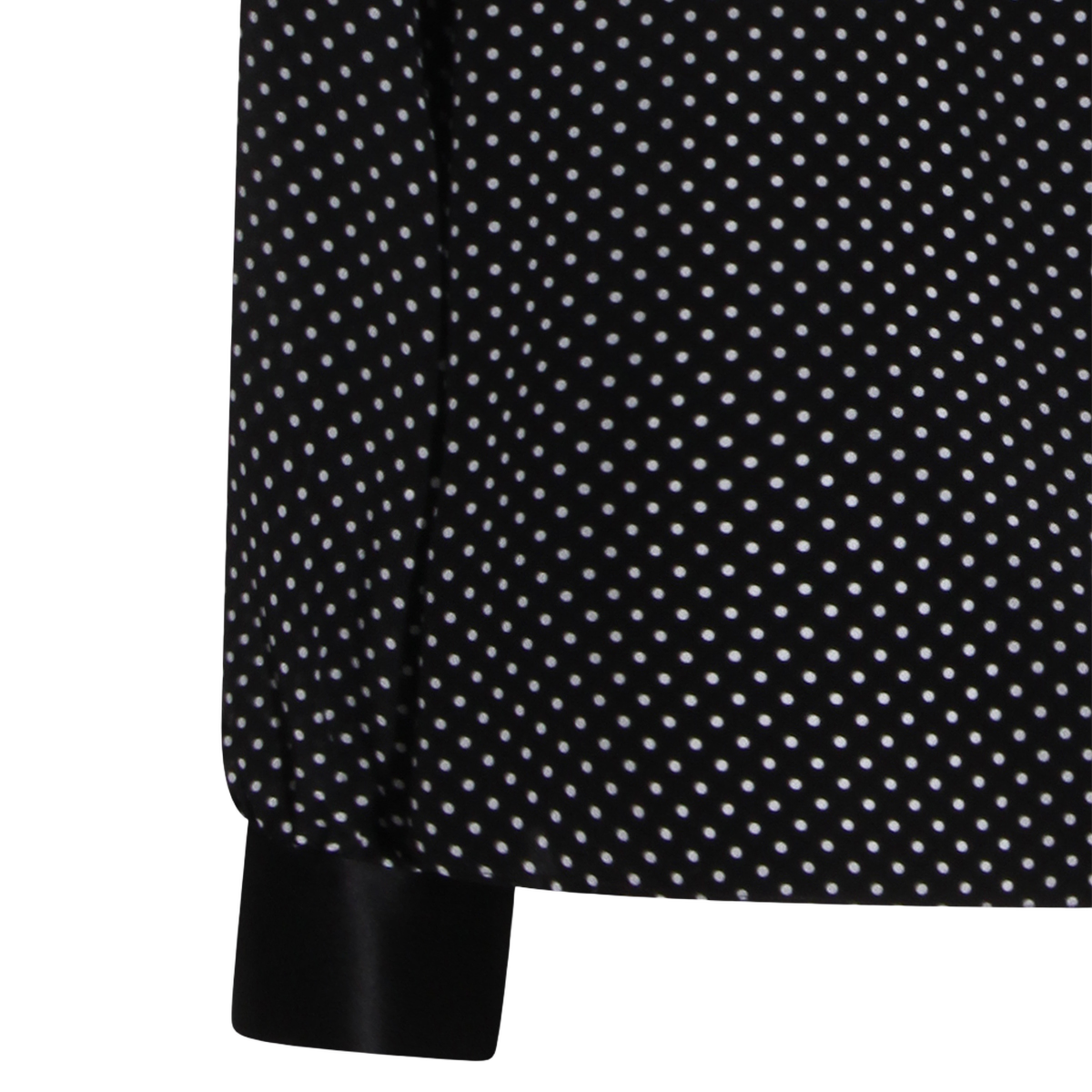 Polka Dot Long-Sleeve Blouse