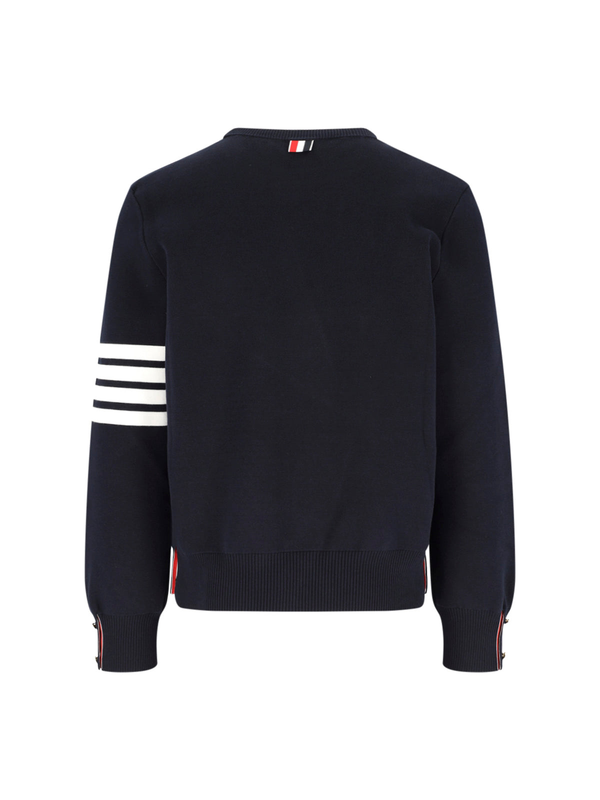 Blue 4 Bar Ribbed Sweater