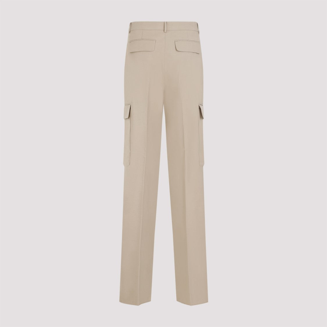 Jacopo Cargo Beige Viscose Pants