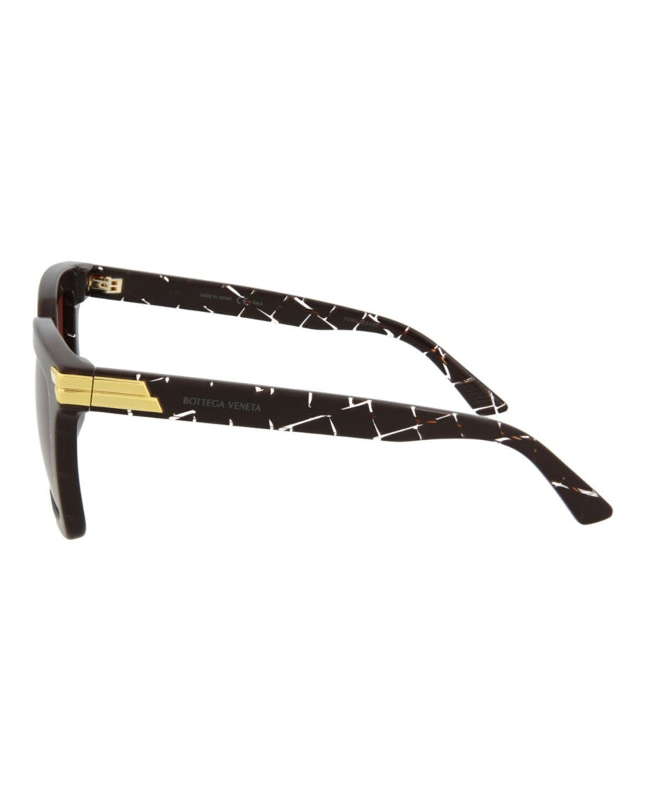 Rectangle-Frame Acetate Sunglasses