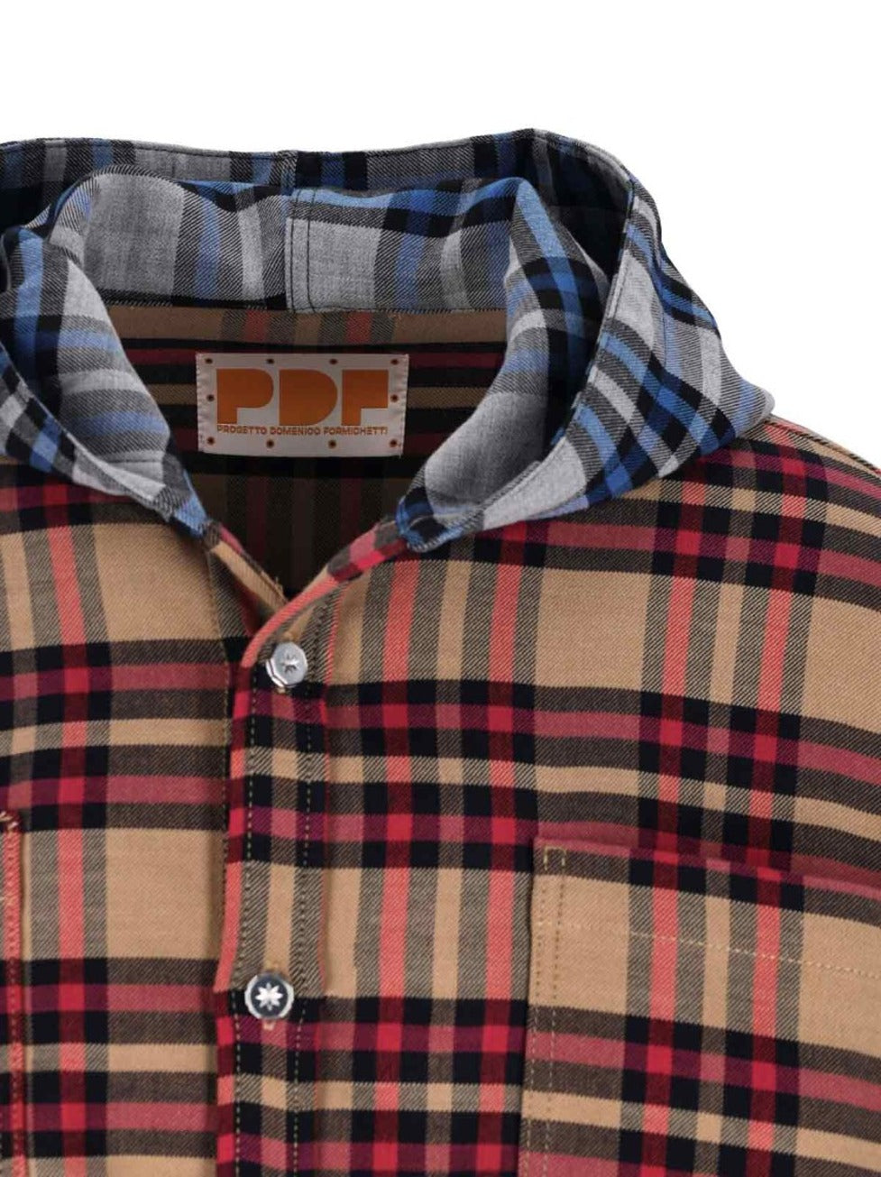 Striped Hooded Shirt – Multicolor