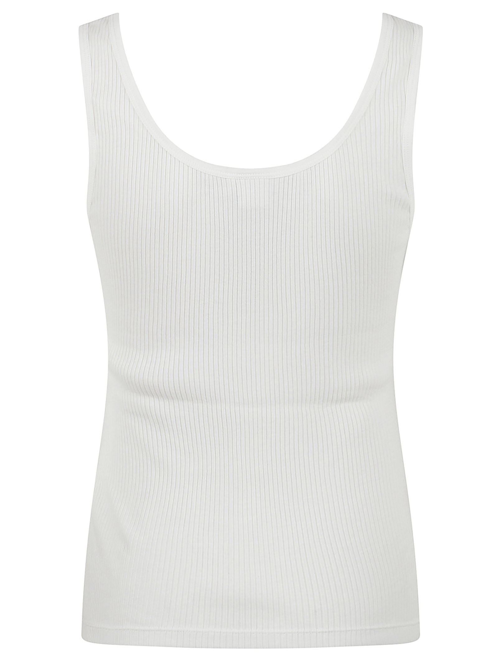 Fitted Cotton Jersey Tank Top