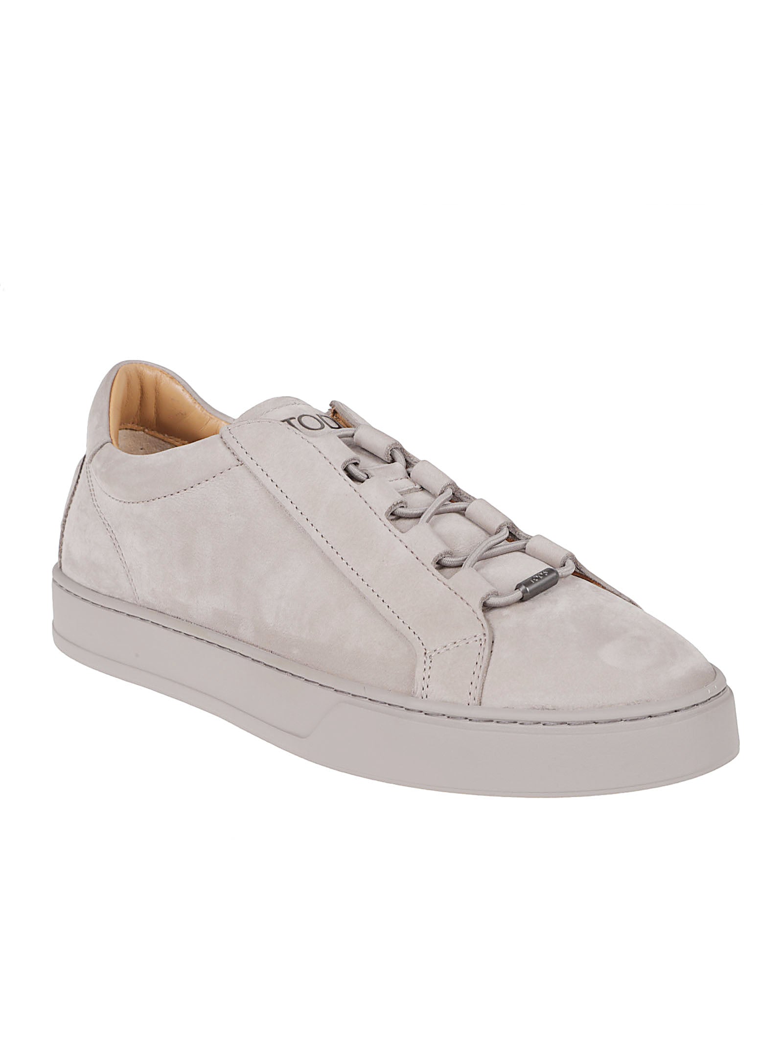 Low-Top Sneakers with Calfskin Upper